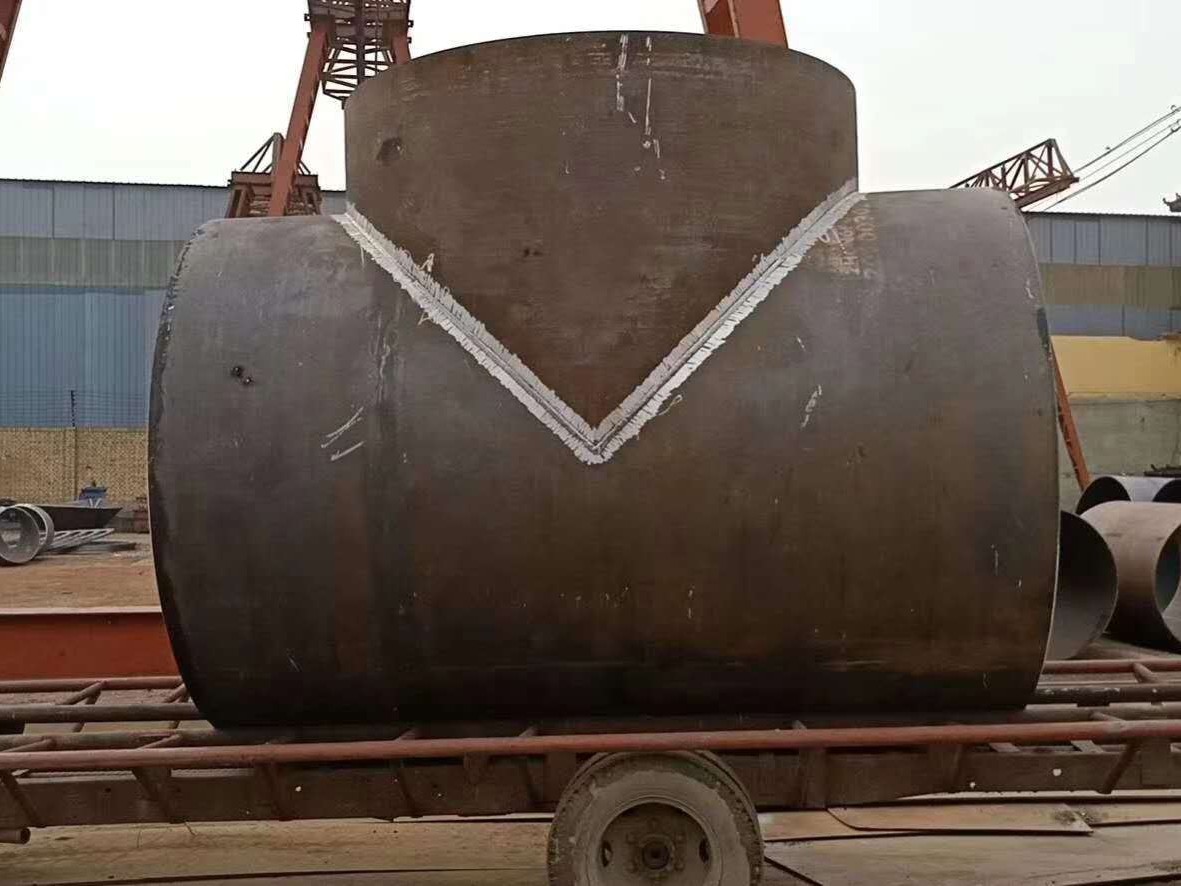 大口徑焊接三通2032*12，鋼板制焊接三通